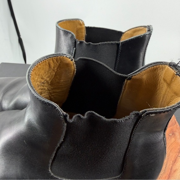 Jack Erwin Ellis Chelsea Boots black leather distressed sz 11 main image 12